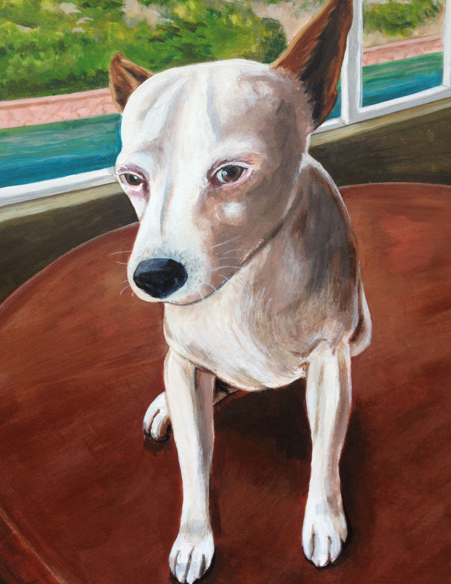 I Show Dog's Personalities By Painting Adorable Portraits