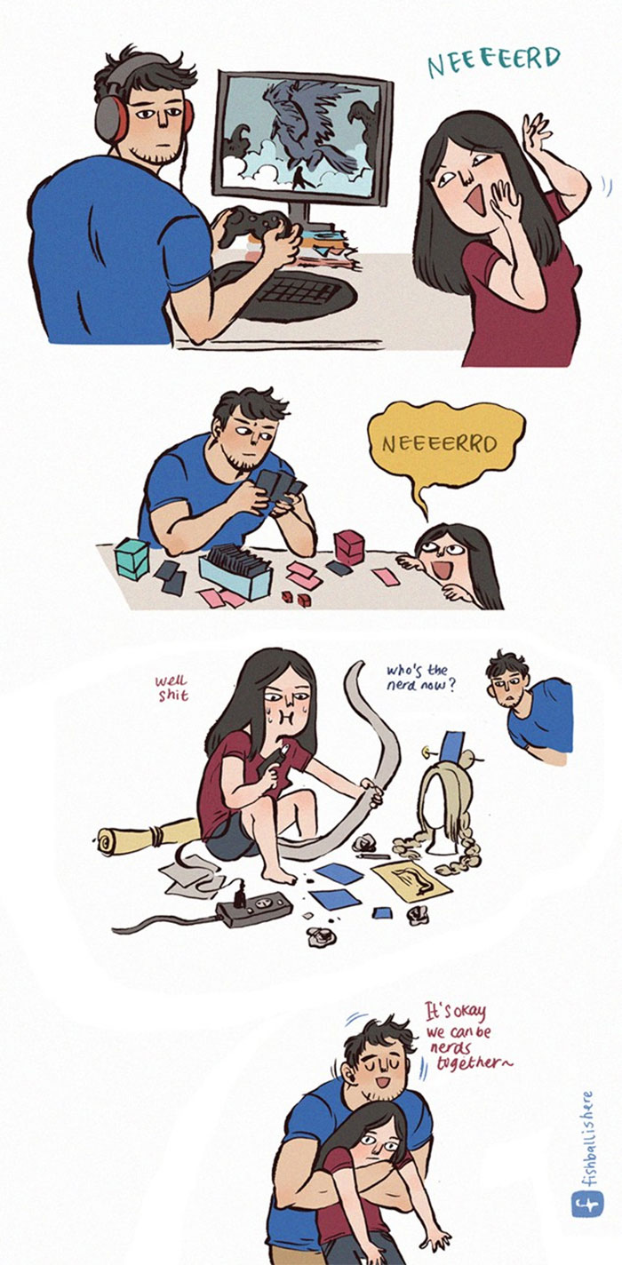 My Giant Nerd Boyfriend