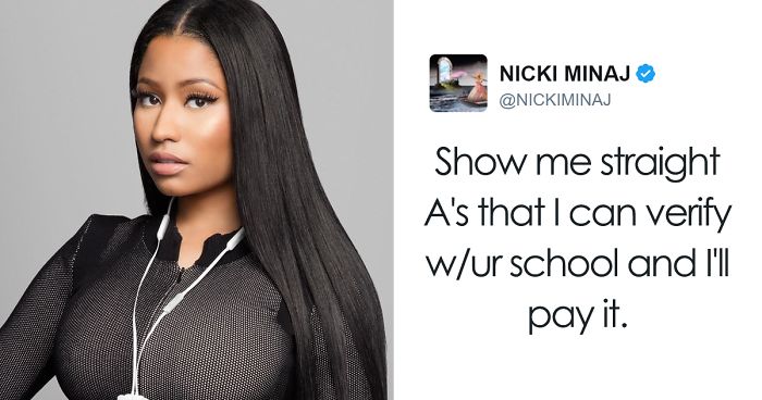 Nicki Minaj Says She’ll Pay Off Fans’ College Tuition If They Have Good Grades, And Here’s How People Reacted