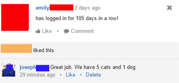 This Congratulatory Comment I Got For My 105-Day My Fitness Pal Streak