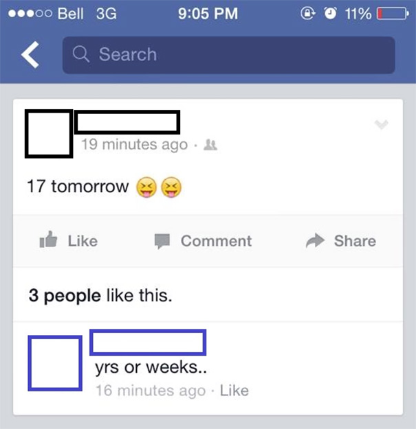 Comment My Elderly Aunt Made On My Young Pregnant Cousin's Status