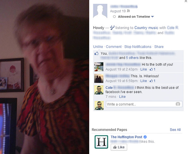 My Grandma And Grandpa Just Joined Facebook. This Was Their First Post