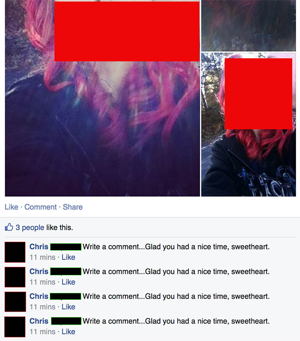 Write A Comment... Glad You Had A Nice Time, Sweetheart. X4