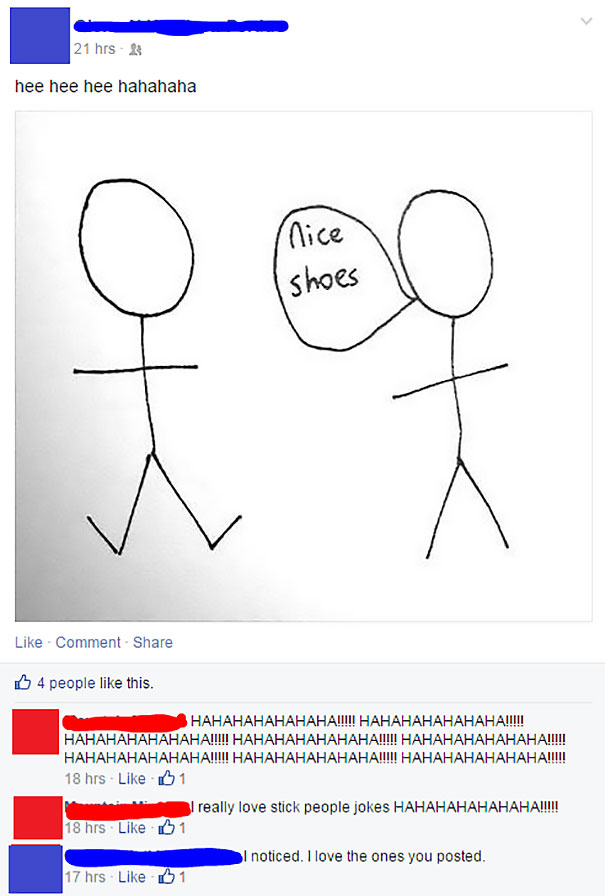 She Just Loves Those Stick Figure Jokes. She Really, Really Loves Them