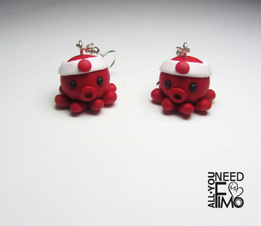 I Made This Little Octopuses Out Of Polymer Clay