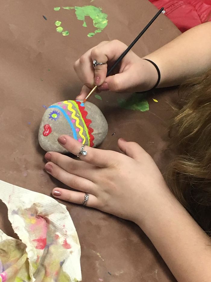 Every Student From This Elementary School Had To Paint One Rock In His Own Style, And Here's The Result