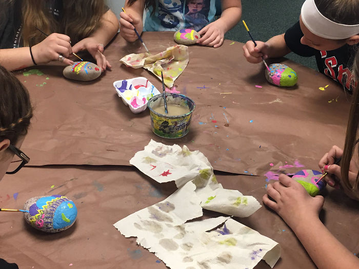 Every Student From This Elementary School Had To Paint One Rock In His Own Style, And Here's The Result