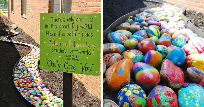 Every Student From This Elementary School Had To Paint One Rock In His Own Style, And Here’s The Result