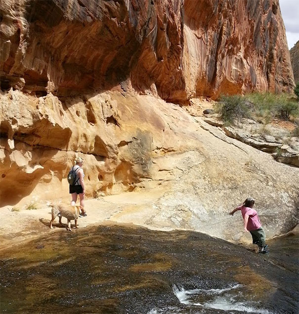 My Mom Slipped While We Were Wandering Around In Southern Utah