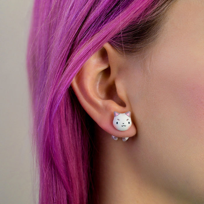 Kawaii Puppy Kitty Earring
