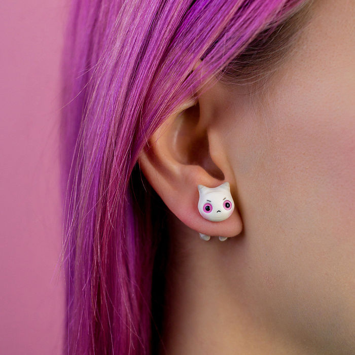 Me - Mow Cat Earring