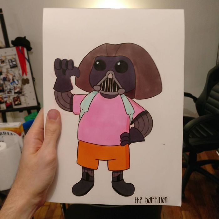 I Imagined Famous Geek / Pop Culture Mashed Up Characters