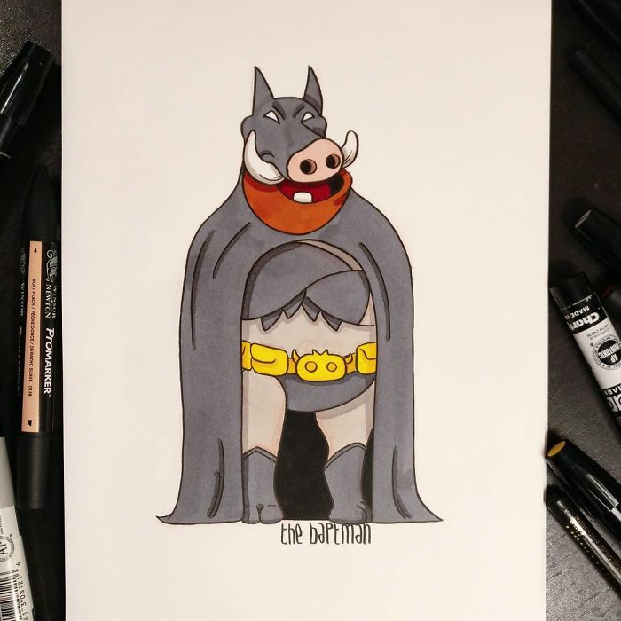 I Imagined Famous Geek / Pop Culture Mashed Up Characters