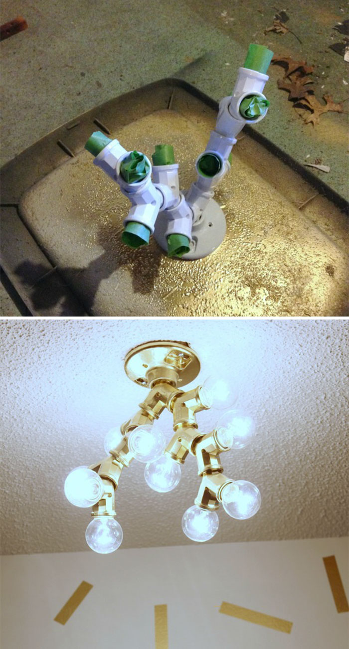 $25 Diy Light Fixture That Anyone Can Make