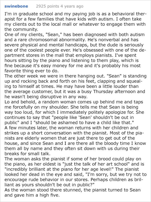 Revenge On A Rude And Obnoxious Parent