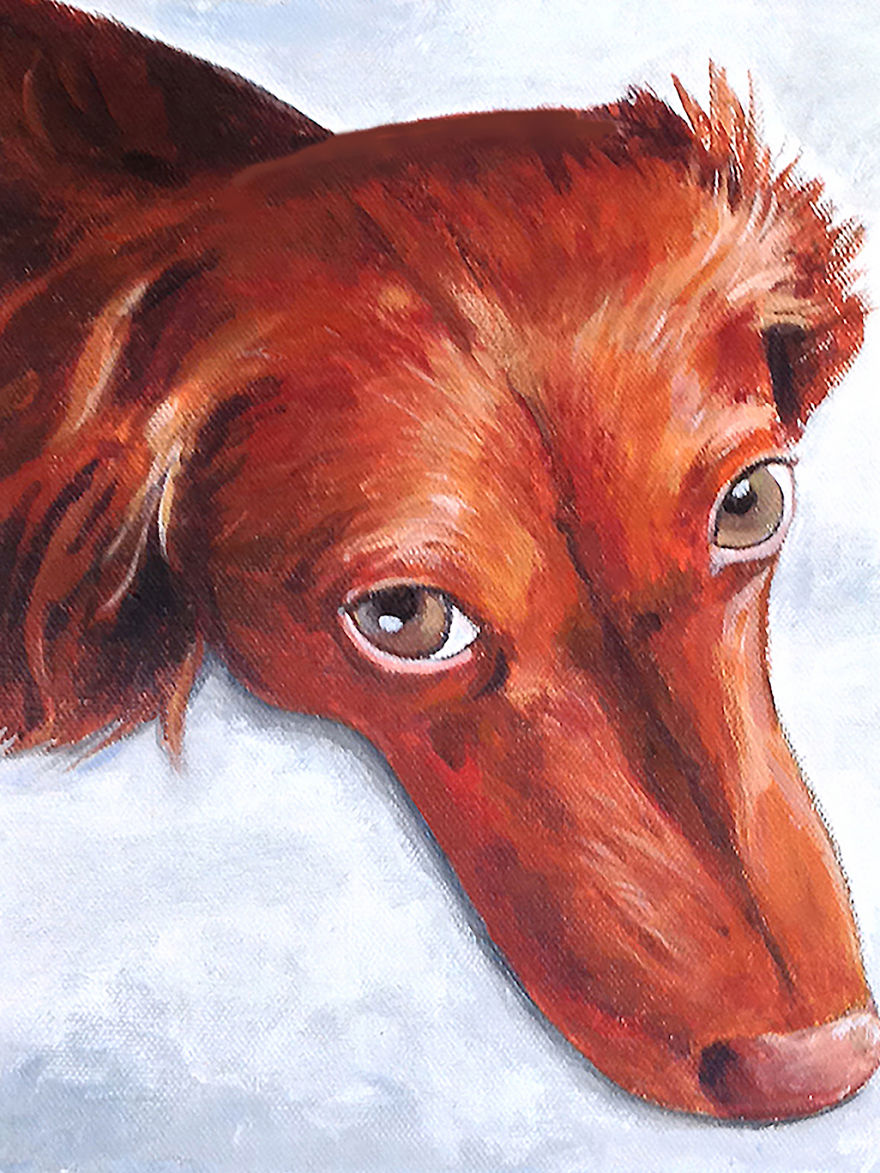 I Show Dog's Personalities By Painting Adorable Portraits