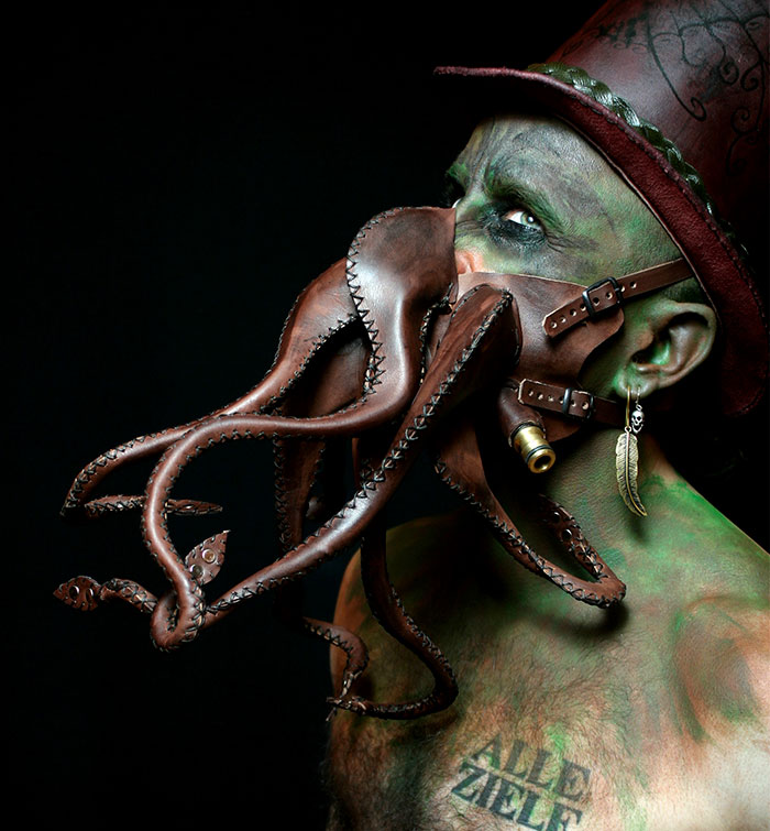 I Sculpt Leather To Create Surreal Characters And Objects