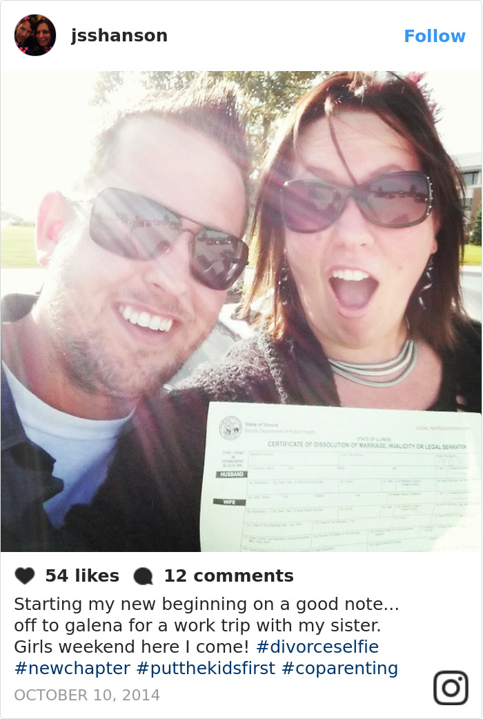 Divorce-selfies