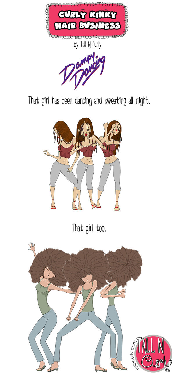 I Draw Comics About Being A Tall N Curly Girl