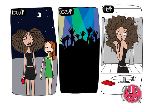 I Draw Comics About Being A Tall N Curly Girl