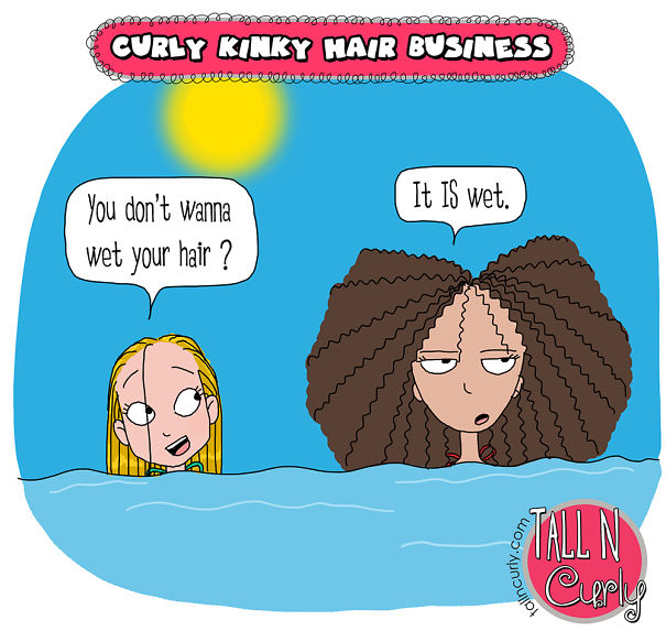 I Draw Comics About Being A Tall N Curly Girl