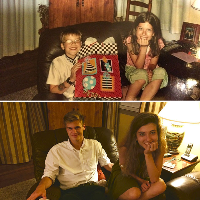 My Best Friend And I In 2006 And Then After Graduating In 2015