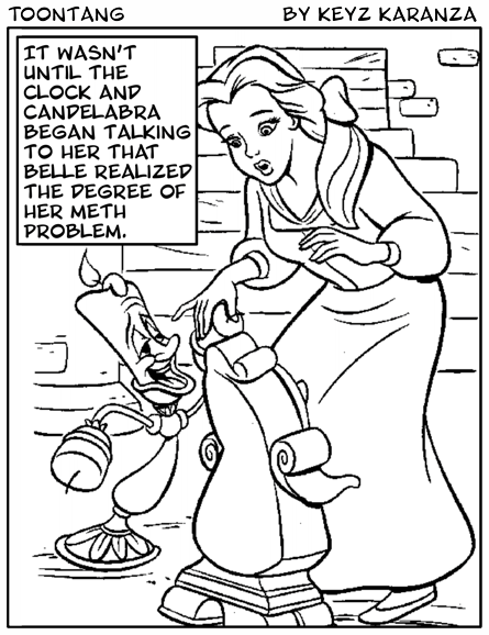 I Took Innocent Coloring Book Images And Made Them Evil With Captions.