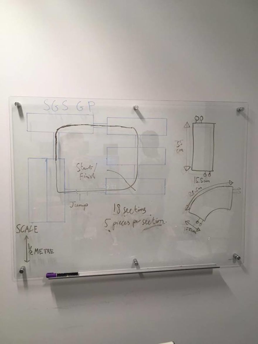 These Engineers Built A Racetrack In Their Office