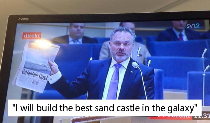 Swedish TV Accidentally Puts Subtitles From A Kid’s Show Over A Political Debate, And It’s Brilliant