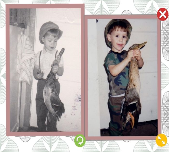 Dad, Age 2. Son Age 2