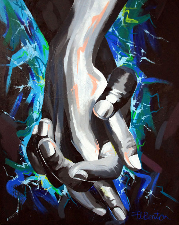 I Take Black And White Images And Inject Them With Explosions Of Colour