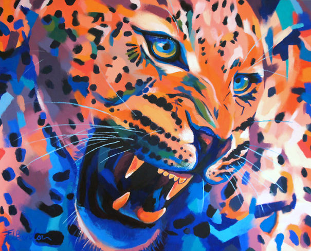 I Take Black And White Images And Inject Them With Explosions Of Colour