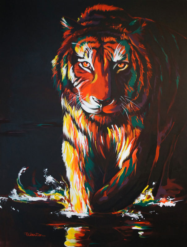 I Take Black And White Images And Inject Them With Explosions Of Colour