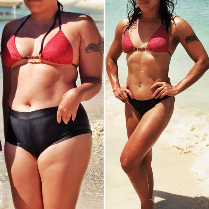 135lbs To 99lbs After A Year Of Fat Loss And Muscle Gainz