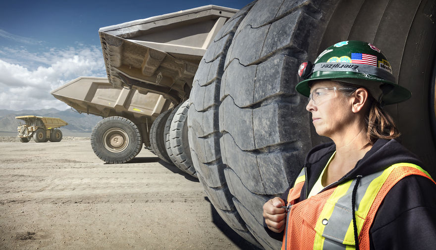 Leeann Johnson, Haul Truck Driver At Round Mountain Gold Mine In Round Mountain, Nevada