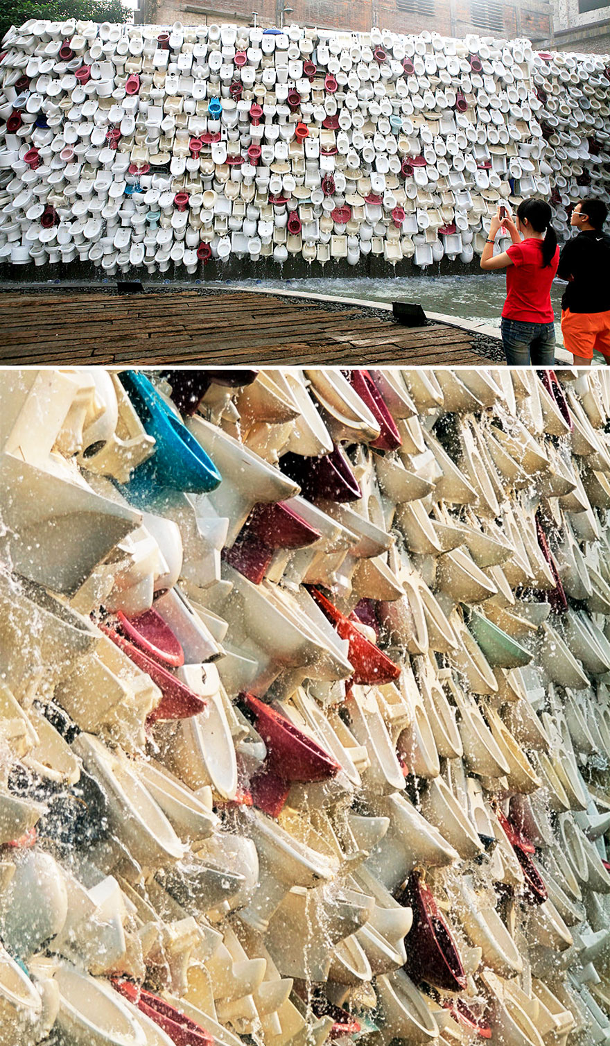 Toilet Bowl Waterfall, Foshan, China
