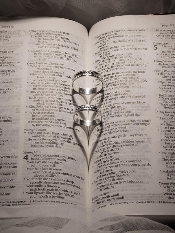 Wedding Ring Shadows By Page Osorio Photography