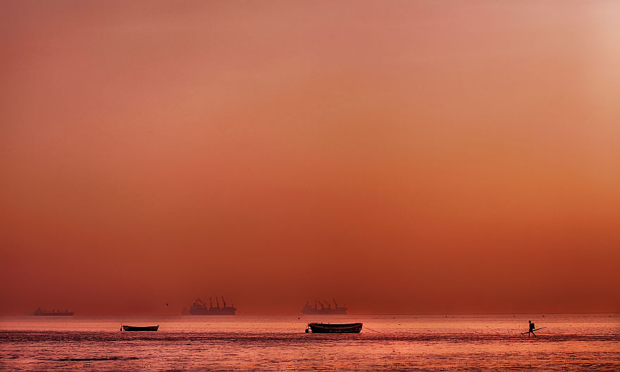 Living In The Sea - Kattali Beach, Chittagong, Bangladesh