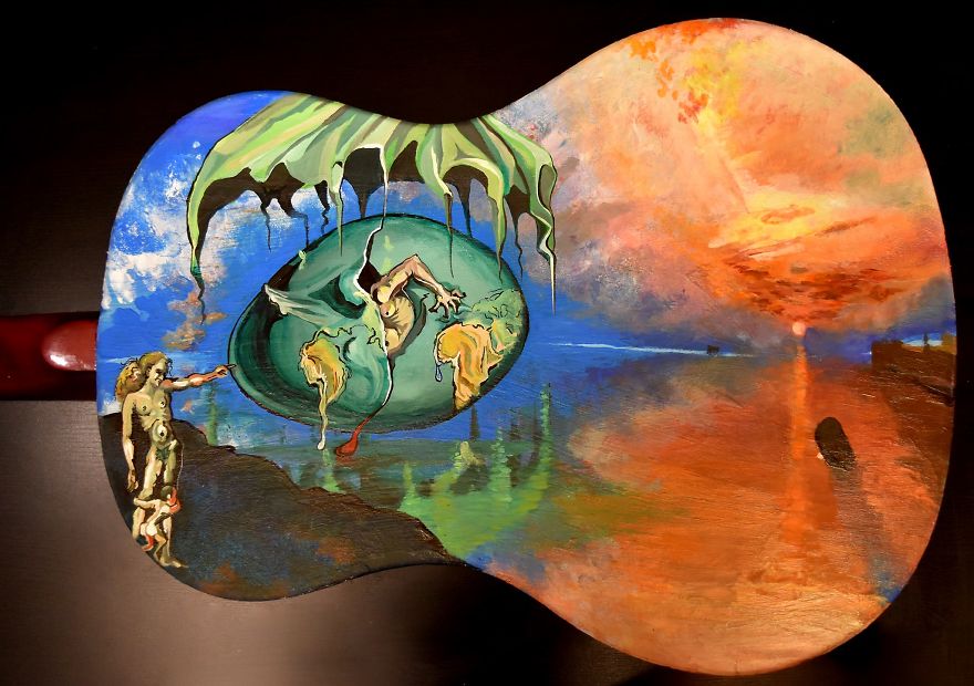 Dali Meets The Masters In These Series Of Painted Instruments Dali Meets The Masters In These Series Of Painted Instruments