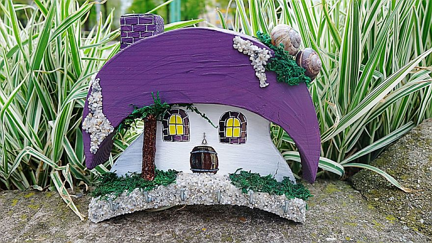 I Make Wooden Houses That You Can Hang On Your Wall