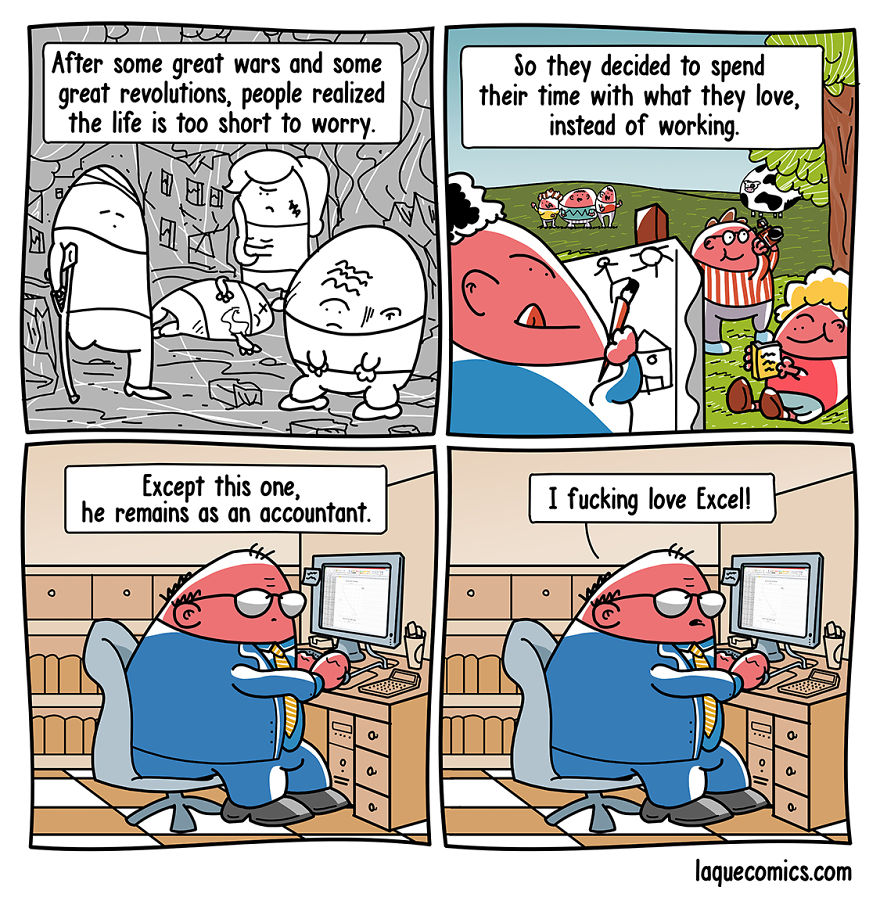 18 Comics Of 'laqué' That I've Started To Draw Recently As A Webcomic Project