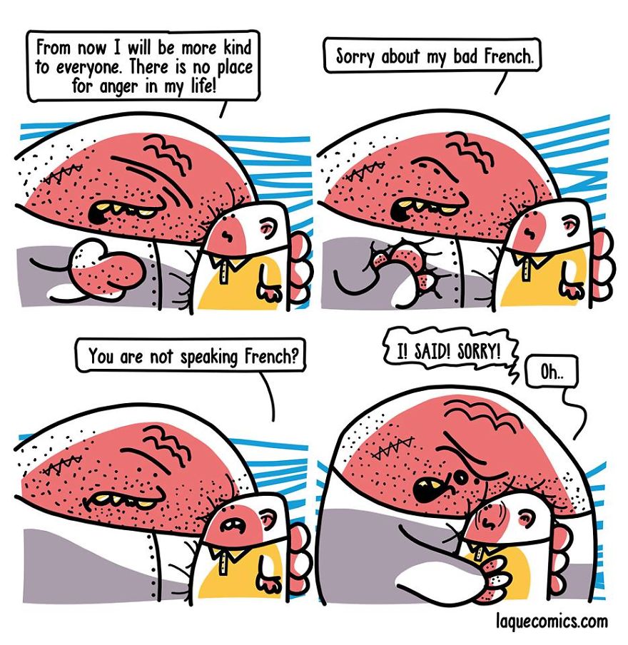 18 Comics Of 'laqué' That I've Started To Draw Recently As A Webcomic Project