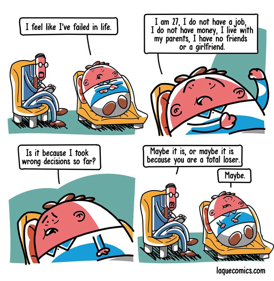 18 Comics Of 'laqué' That I've Started To Draw Recently As A Webcomic Project