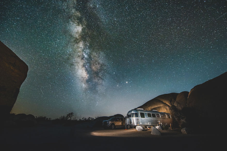The Milkyway In Joshua Tree National Park