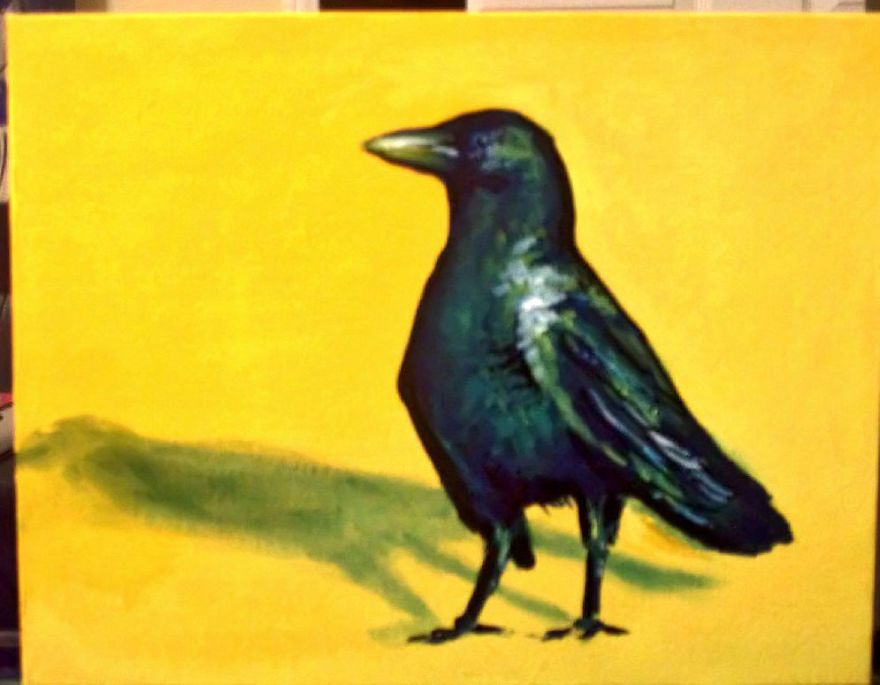 Acrylic On Canvas With A Help Of A Hairdryer