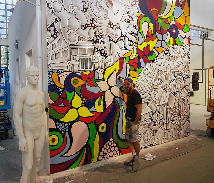 I Created This Giant Sketch