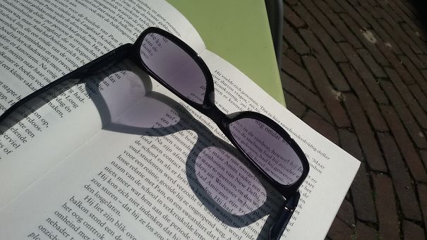 My Glasses Also Love Reading In The Sun!