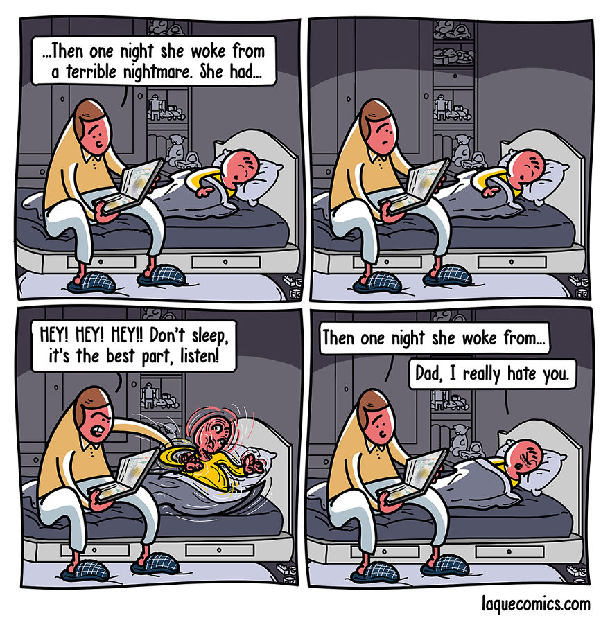 18 Comics Of 'laqué' That I've Started To Draw Recently As A Webcomic Project