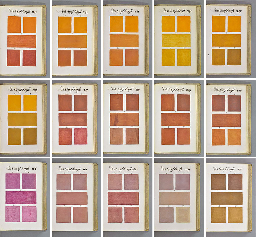 271 Years Before Pantone, One Man Painted Every Color Imaginable In An 800-Page Book