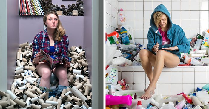 After 4 Years Of Not Throwing Away His Trash This Photographer Created A Powerful Photo Series